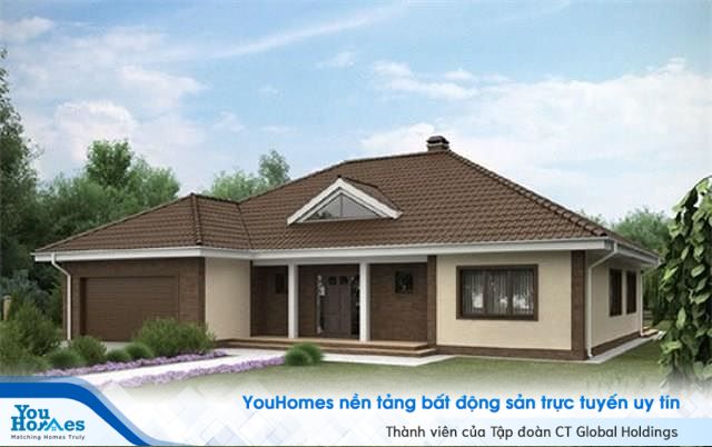 Những mẫu nhà cấp 4 có gác lửng đẹp, chi phí thấp - Ảnh 1.