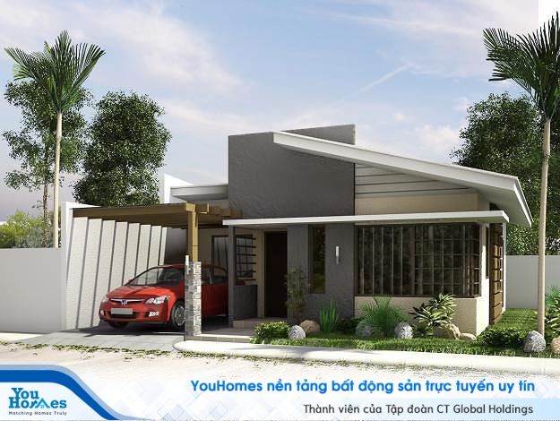 Những mẫu nhà cấp 4 có gác lửng đẹp, chi phí thấp - Ảnh 4.