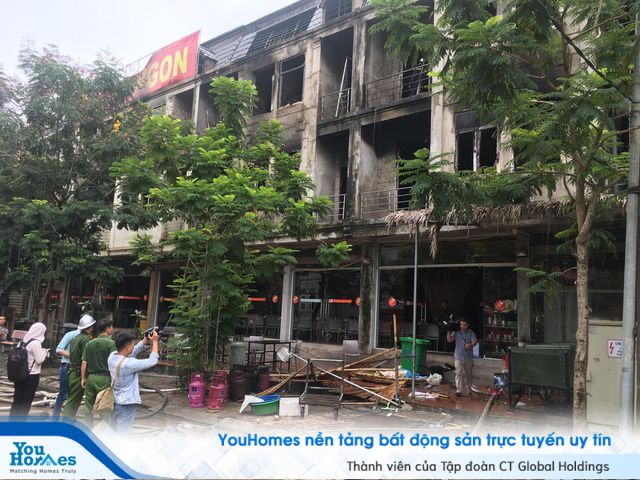 Vụ cháy đã được dập tắt.