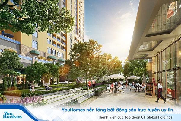 Không gian xanh giữa thành phố tấp nập