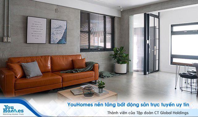 Căn hộ phá cách để nguyên tường xi măng vẫn đẹp và lôi cuốn không ngờ - Ảnh 1. Căn hộ phá cách để nguyên tường xi măng vẫn đẹp và lôi cuốn không ngờ - Ảnh 1.