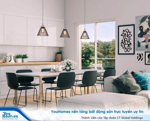 Ngắm những phòng ăn lịch lãm, mang phong cách hiện đại - Ảnh 4. Ngắm những phòng ăn lịch lãm, mang phong cách hiện đại - Ảnh 4.