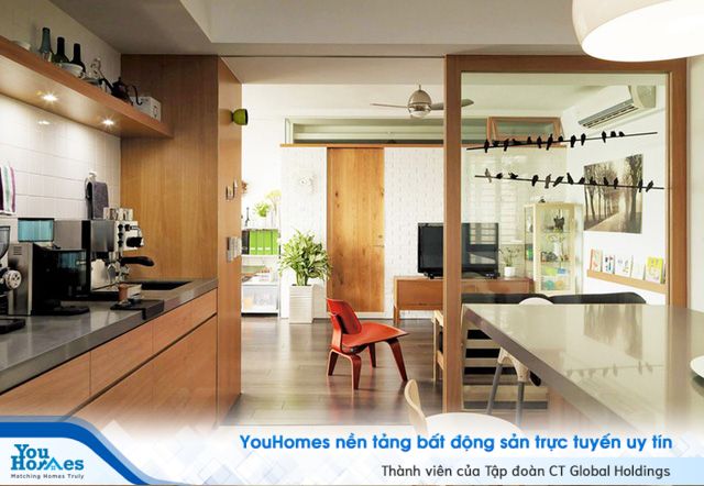Căn hộ đẹp và lạ mắt của một kiến trúc sư tự thiết kế - Ảnh 4. Căn hộ đẹp và lạ mắt của một kiến trúc sư tự thiết kế - Ảnh 4.