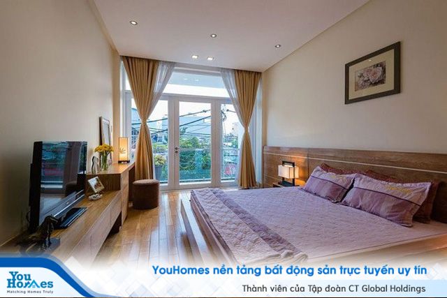 Nhà ống 4 tầng, mặt tiền hẹp vẫn đẹp long lanh - Ảnh 8.