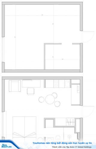Sống sung túc, tiện nghi trong căn hộ chỉ 27m2 - Ảnh 14.