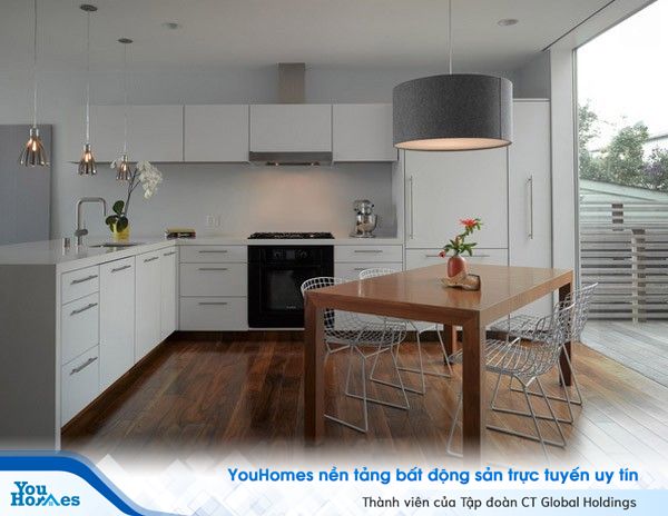 Những tủ bếp đơn giản nhưng khiến không gian bếp đẹp và sang đến không ngờ - Ảnh 9.