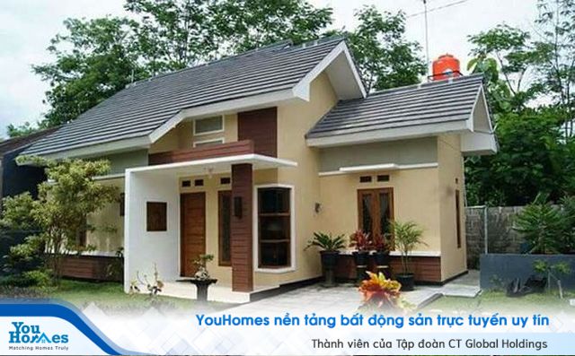 Mẫu nhà một tầng có gác lửng đẹp siêu lòng - Ảnh 1.