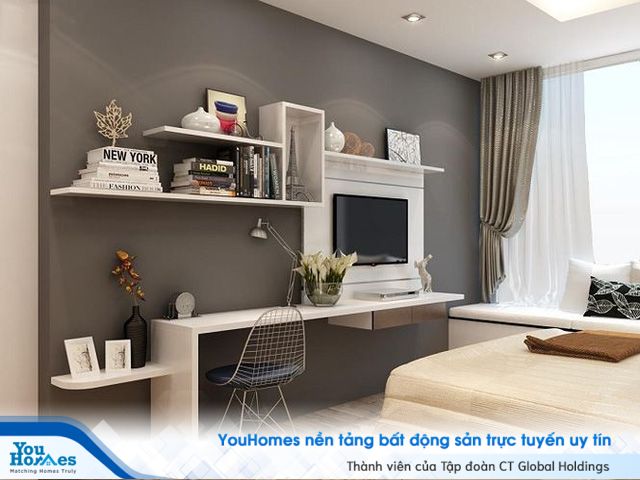 Mẫu nhà một tầng có gác lửng đẹp siêu lòng - Ảnh 4.