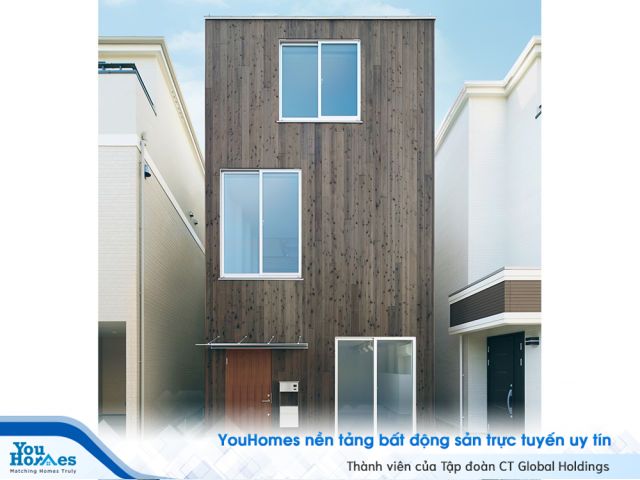 Nhà ống kiểu Nhật với các thiết kế mặt tiền siêu thú vị. 
