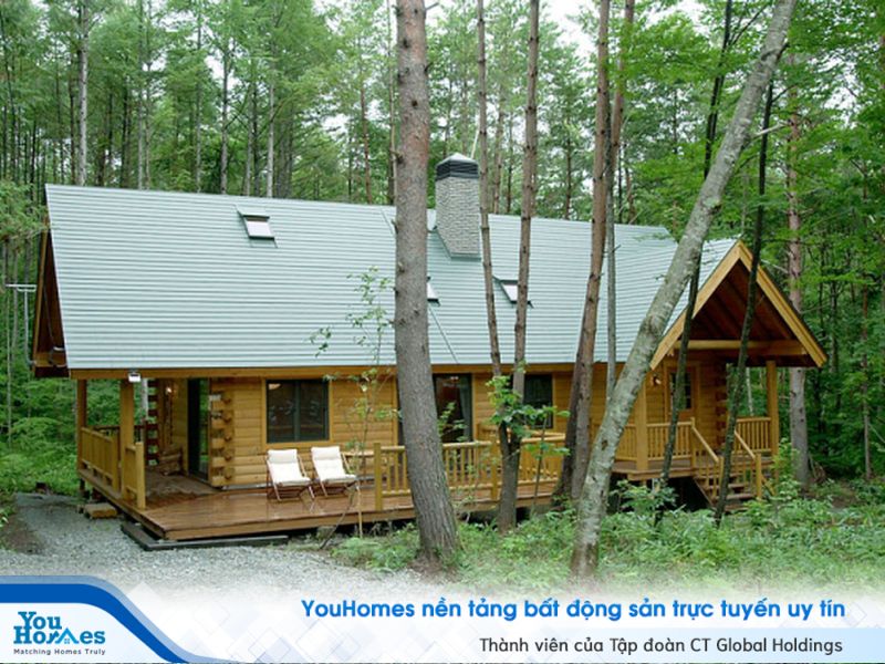 Ứng gỗ trong thiết kế và xây dựng nhà rất phổ biến tại Nhật.