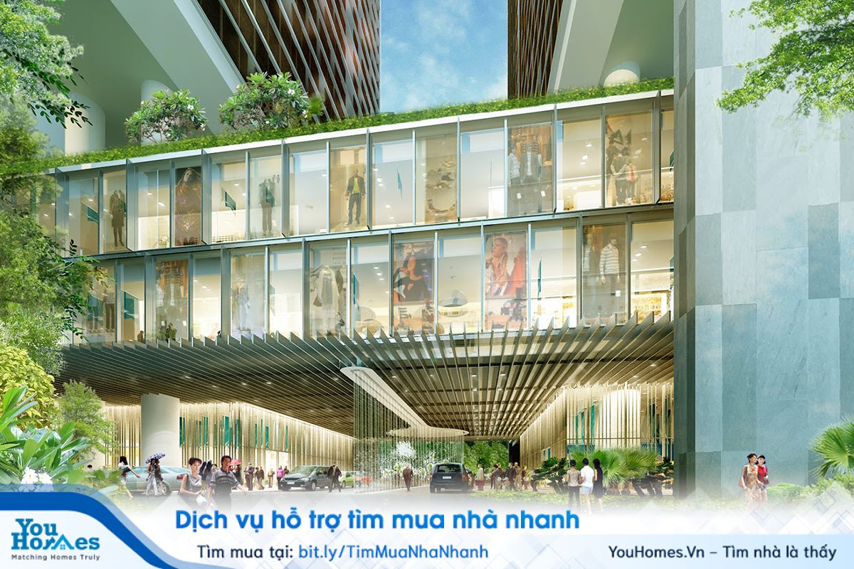 Trung tâm thương mại thuộc dự án Dolphin Plaza