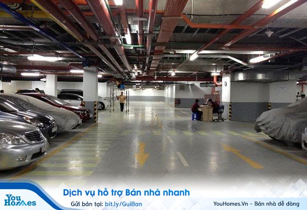 Cư dân Times City được gửi xe với mức giá ưu đãi hơn so với khách bên ngoài.