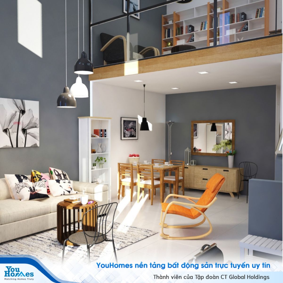 Nhà nhỏ hẹp thường sở hữu những bộ bàn ghế kích thước nhỏ. 