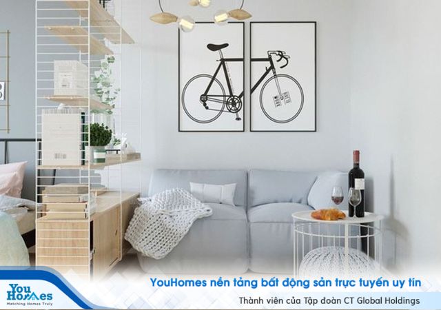 Hô biến căn hộ 30m2 thành không gian sống tiện nghi của đôi vợ chồng trẻ - Ảnh 1.