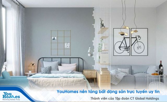 Hô biến căn hộ 30m2 thành không gian sống tiện nghi của đôi vợ chồng trẻ - Ảnh 3.