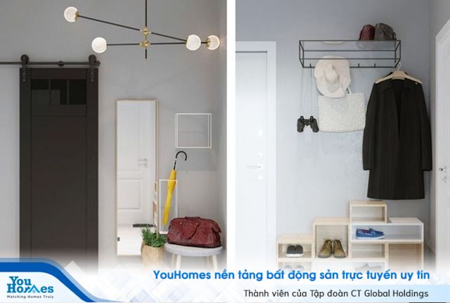 Hô biến căn hộ 30m2 thành không gian sống tiện nghi của đôi vợ chồng trẻ - Ảnh 6.