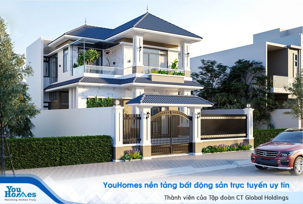Mẫu biệt thư tân cổ điển thông dụng