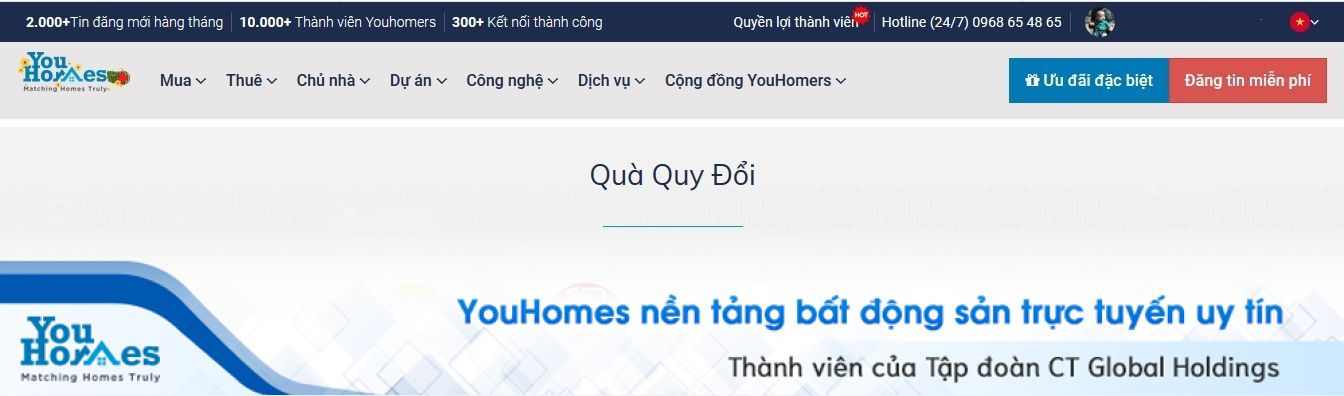 Chọn danh mục quà quy đổi
