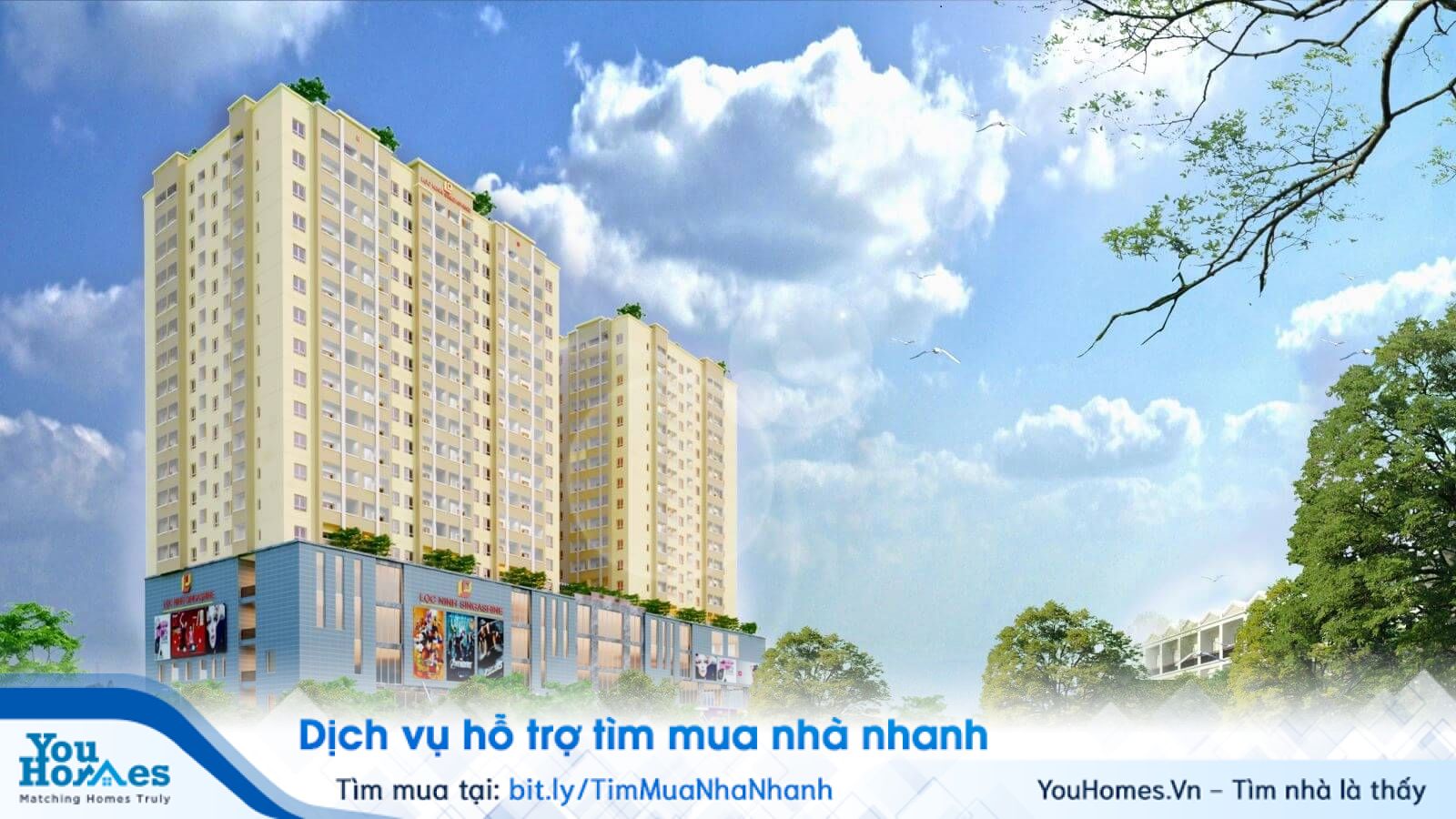 Phối cảnh dự án Lộc Ninh Singashine. 