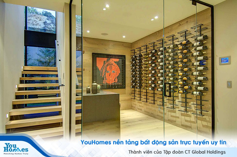 Transparent Wine Cellar