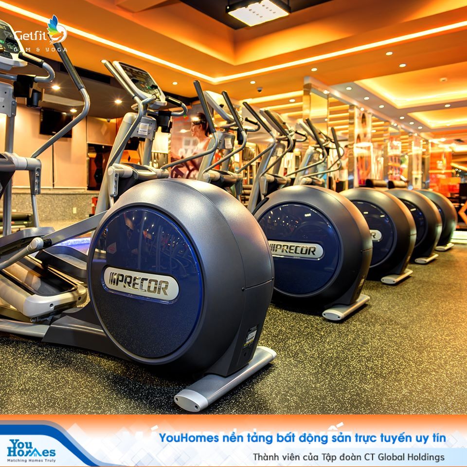 Máy tập hiện đại tại Getfit Gym & Yoga