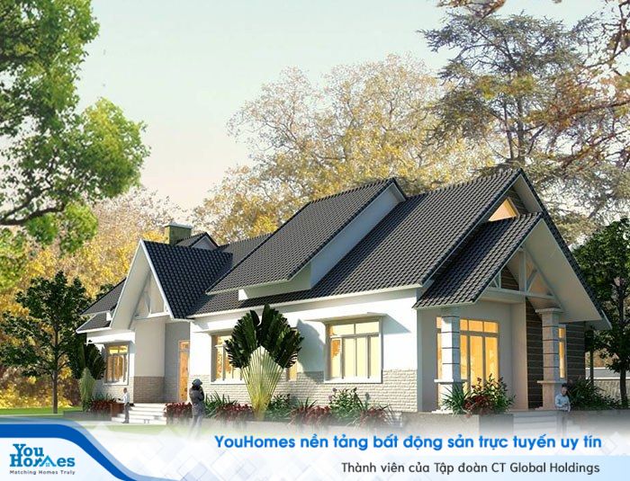 Ảnh minh họa: Nhà cấp 4 mái thái.