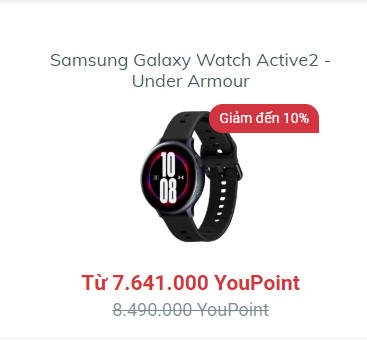 Mua đồng hồ Samsung Galaxy Watch Active2 – Under Armour tại YouHomes Mall để nhận ưu đãi lớn