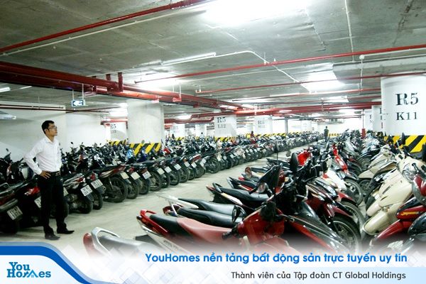 Phí dịch vụ gửi xe là khoản phí không bắt buộc nếu gia đình bạn không có phương tiện gửi tại chung cư mình đang sinh sống.
