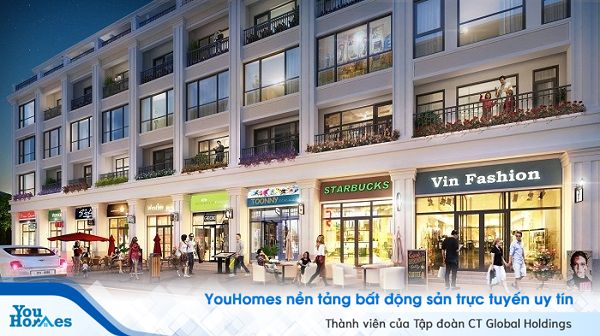 Vị trí Shophouse thuận tiện phát triển kinh doanh.