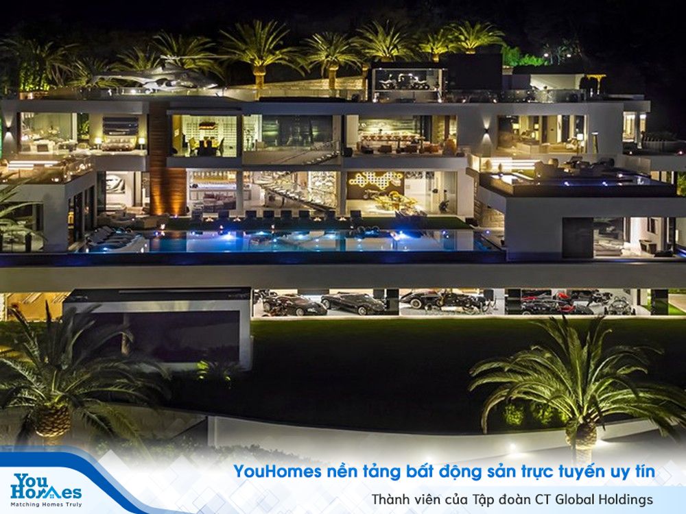 Siêu biệt thự đắt nhất nước Mỹ hiện nay thuộc về The One ở khu Bel Air (California, Mỹ) với giá bán 500 triệu USD.