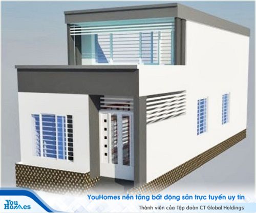Mẫu nhà cấp 4 đơn giản tiết kiệm chi phí luôn là sự lựa chọn hàng đầu của các gia đình.