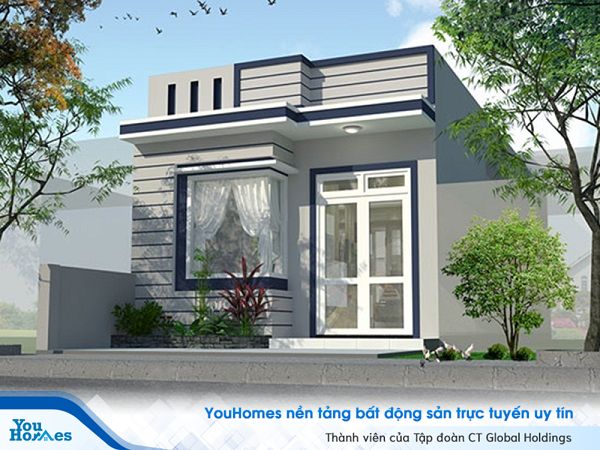Cây xanh sẽ giúp cho nhà cấp 4 trở nên thông thoáng làm cho người sử dụng được thoải mái hơn.