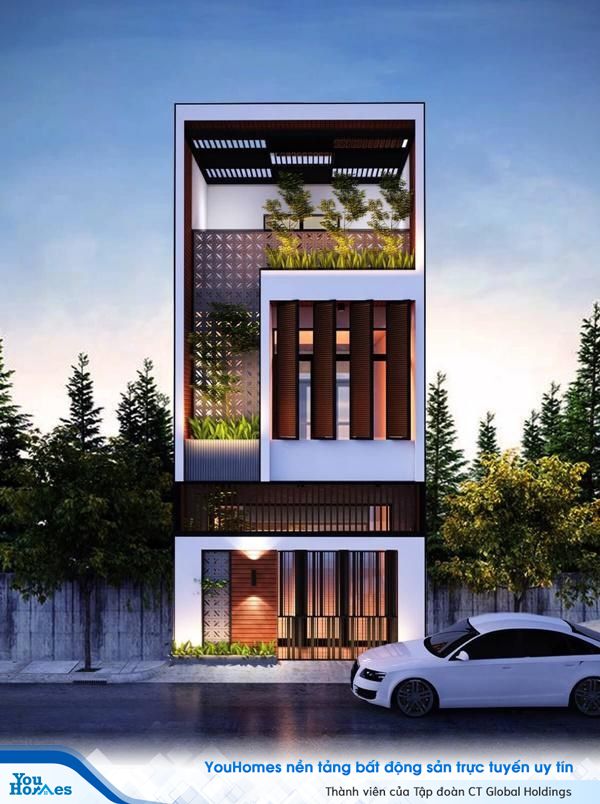 Mẫu nhà 3 tầng sang trọng được nhiều người yêu thích nhất.