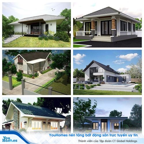 Nhà cấp 4 mái thái còn rất dễ thiết kế, thời gian thi công cũng rất ngắn. 