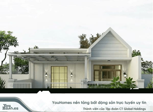 Nhà cấp 4 gác lửng giúp tiết kiệm sàn bên dưới cho sinh hoạt chung của gia đình.