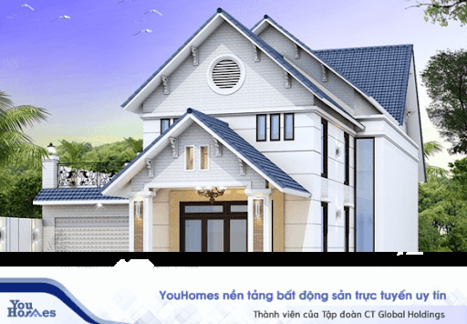 Những phần chi tiết, nhấn nhá giúp tổng thể bên ngoài căn nhà cấp 4 trở nên tinh tế. 