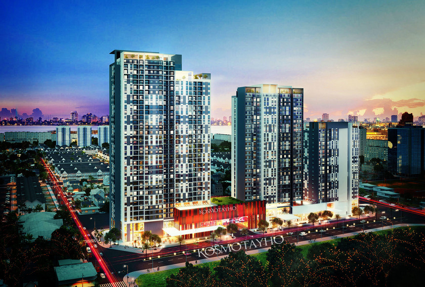 Kosmo Tây Hồ là dự án chung cư cao cấp nằm tại một trong những khu vực sôi động nhất Hà Nội có view Hồ Tây tuyệt đẹp.