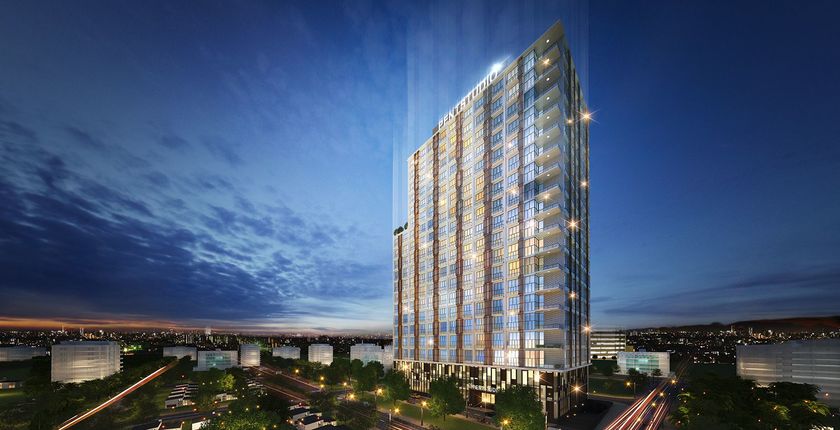 Chung cư Pentstudio nằm tại số 699 đường Lạc Long Quận, quận Tây Hồ.