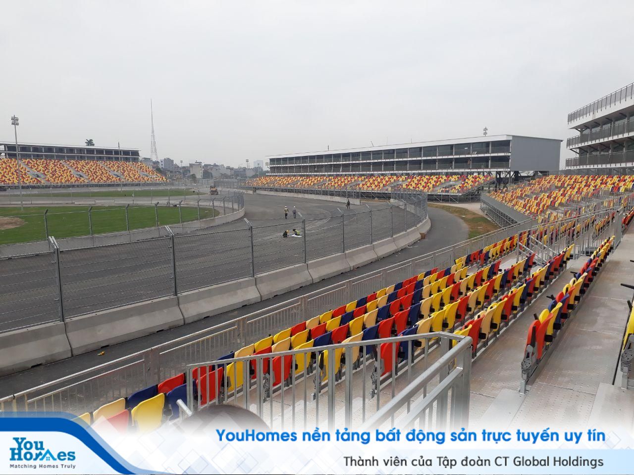 Tất cả các góc của khán đài đều được chăm chút tỉ mỉ.