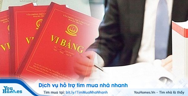 Mua bán nhà đất qua vi bằng chỉ dừng lại ở giá trị là chứng cứ nhưng chưa đủ điều kiện pháp lý để sang tên tài sản cho bên mua.