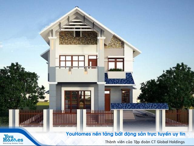 Cách lựa chọn đá ốp cho nhà 2 tầng đem lại cảm giác mới lạ cho mặt tiền ngôi nhà. 