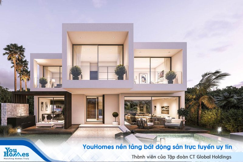 Ngôi nhà 2 tầng 3 phòng ngủ tạo cảm giác như những khối vương được "chắp vá" độc đáo.