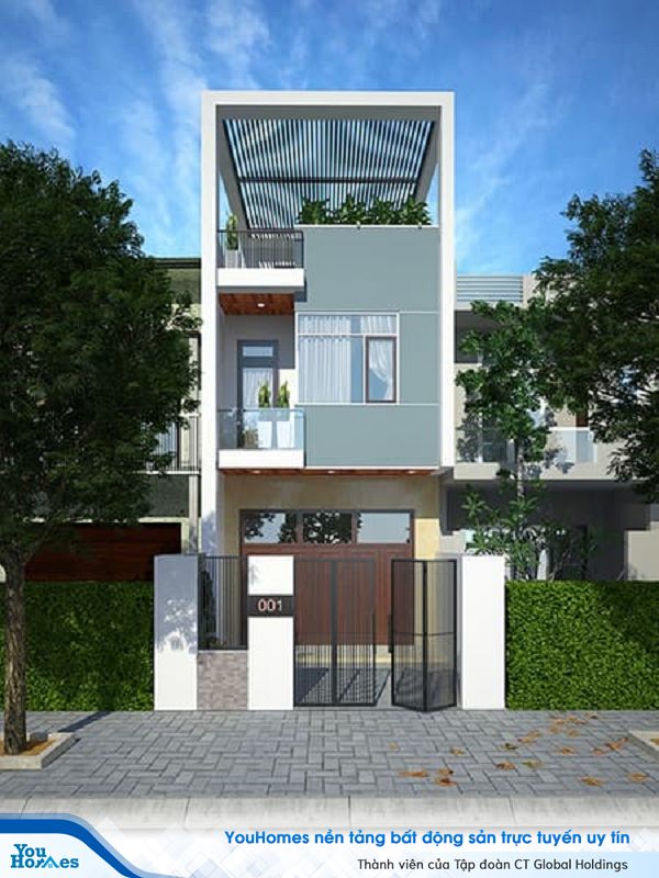 Mái che hiện đại giúp cây xanh trên tầng thượng hấp thụ được nhiều ánh sáng hơn.