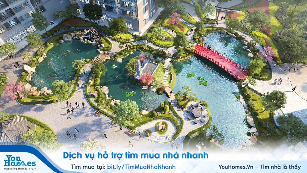 Vinhomes Ocean Park có mật độ chỉ chiếm 19% cho xây dựng, đã tạo nên khoảng không xanh rộng lớn và thư thái dành cho cư dân. 