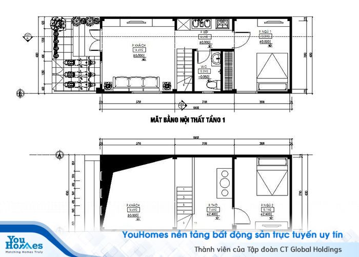 Thiết kế nhà cấp 4 5x15m phù hợp cho nhiều gia đình nông thôn Việt
