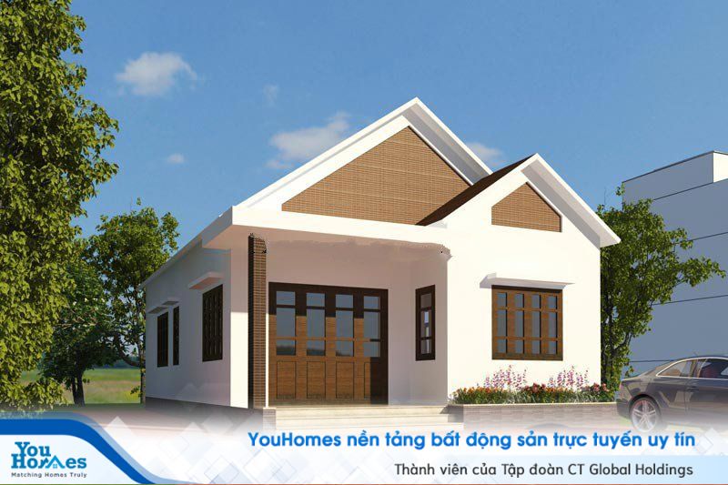 Màu sắc đơn giản giúp căn nhà ống cấp 4 trở thành một tố ấm nhỏ nhắn lý tưởng cho mọi gia đình.