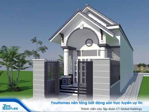 Do hạn chế không gian mẫu nhà cấ 4 mái thái tận dụng tối đa diện tích xây dựng giúp bên trong nhà trở nên rộng rãi hơn.