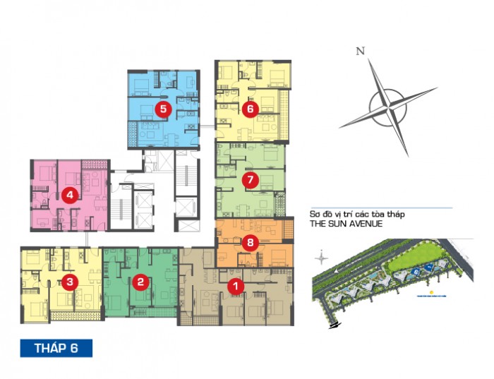 Khu căn hộ The Sun Avenue