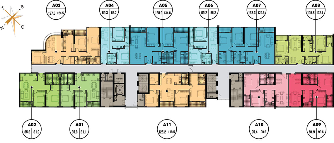 Khu căn hộ The Golden Palm