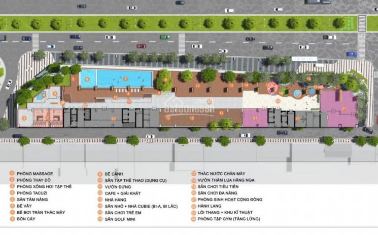 Khu căn hộ The Golden Palm